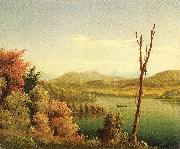 Prentice, Levi Wells Andirondack Lake oil painting on canvas